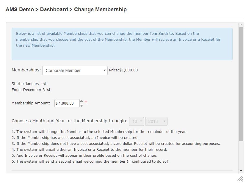 dues payments